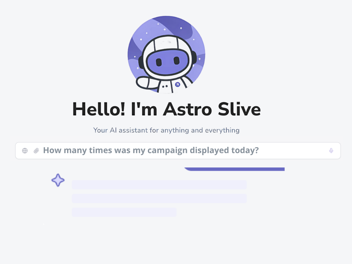 Astro Slive AI Chat Interface