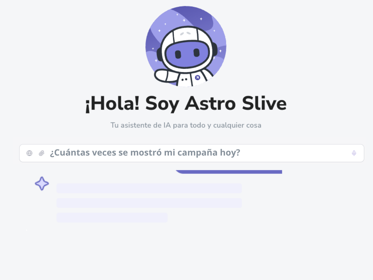 Astro Slive - Asistente de IA para señalización digital